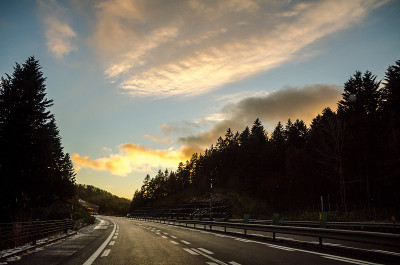 从旭川到北海道札幌的公路旅行。