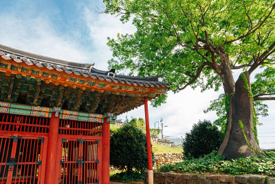 韩国丽水的韩国传统建筑