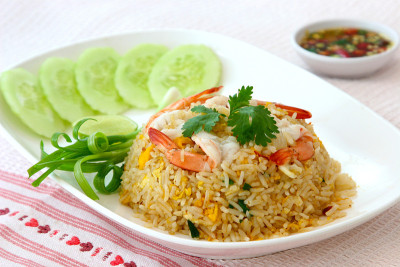 虾仁炒饭