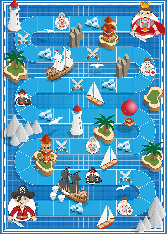 棋盘游戏。