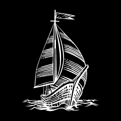 帆船浮动