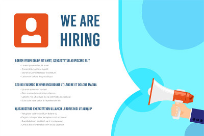 We are hiring