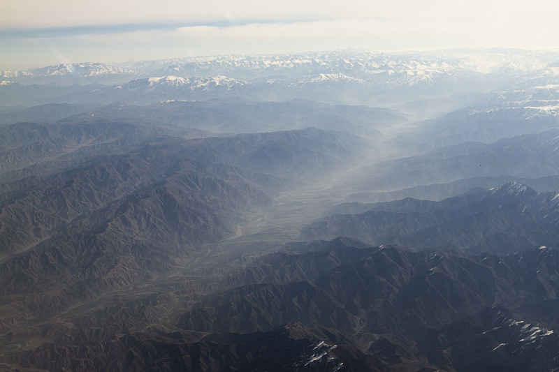 阿富汗中部的山区和山谷地区