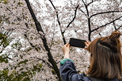 日本女性用智能手机自拍