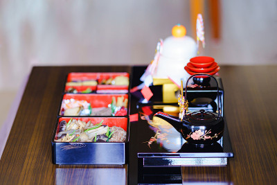 日本新年传统食品盒