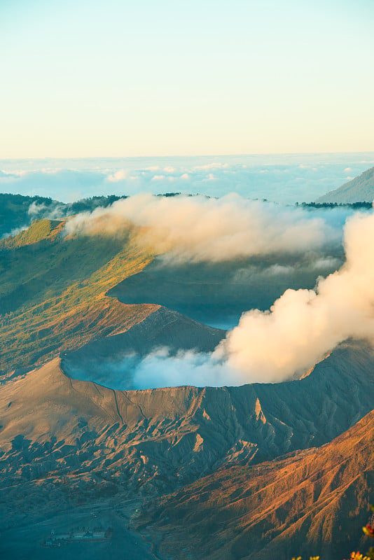 印度尼西亚泗水，东爪哇的布罗莫火山