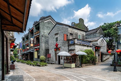 广州岭南古建筑景观