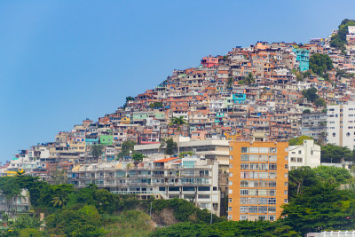 山vidigal自从Leblon区在里约热内卢de Janeiro
