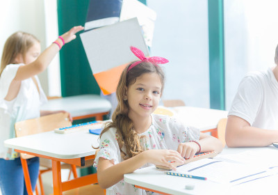 孩子们在学校