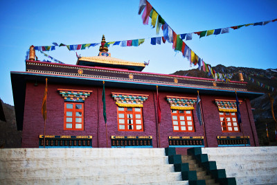 佛教的修道院Tsechen kuna Choeling Gompa在Muktinath Ne