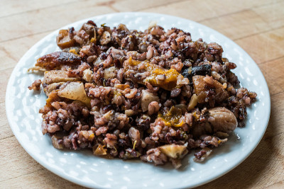 栗米干果/肉饭或肉饭