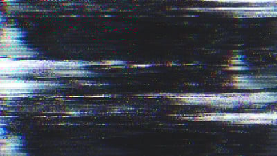 独特设计的抽象数字像素噪声故障错误视频破坏