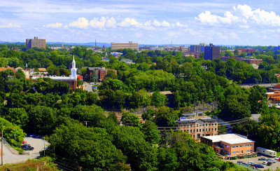 鸟瞰图Poughkeepsie NY