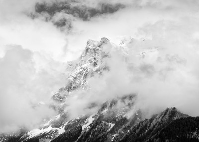 奥地利的雪山