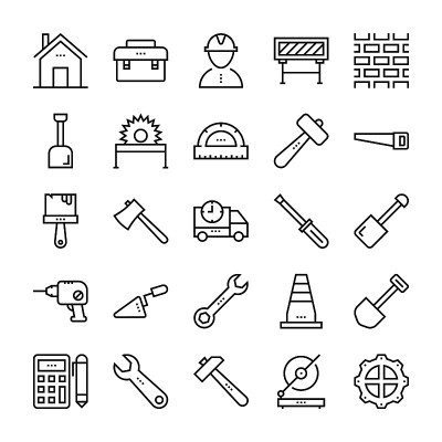 工具和构建矢量图标