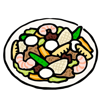 Happosai插图:类似木刻版画的插图