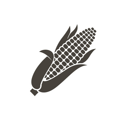 单色玉米图标