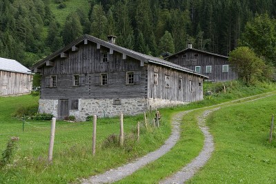 小屋附近Schoppernau