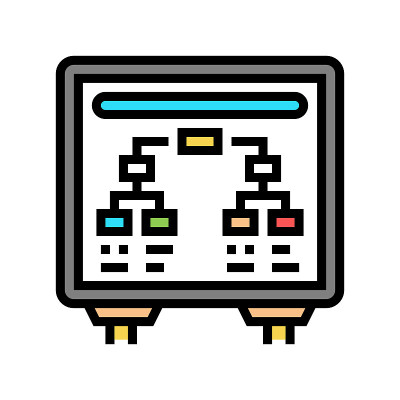 时间表足球颜色图标矢量插图