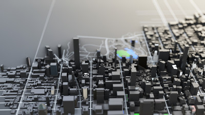 3D未来城市建筑