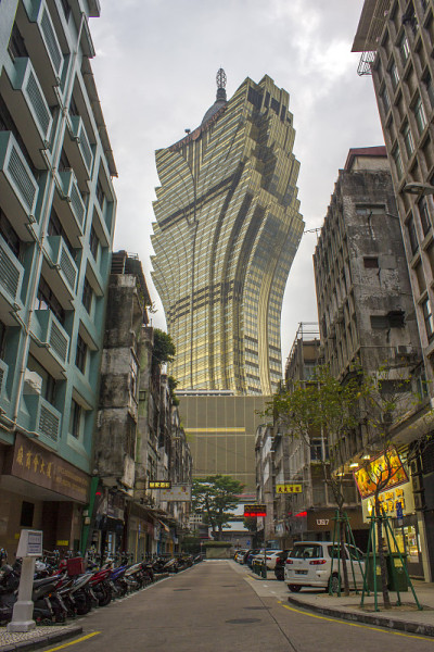 澳门老城区及葡京大酒店