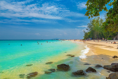 泰国皮皮地区的海景
