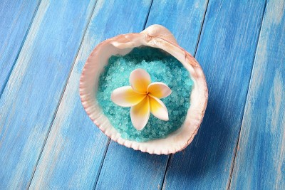 死海盐Spa，身体护理产品，身体盐磨砂