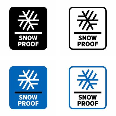“防雪”材料、涂层和补救信息标志