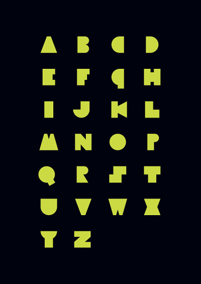 几何字体