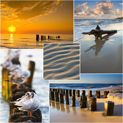 波罗的海，波兰，拼贴画