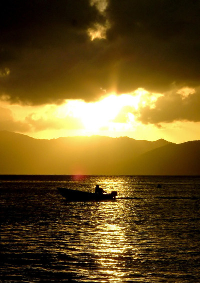 Boat in the Sunset