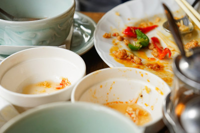 晚饭后板