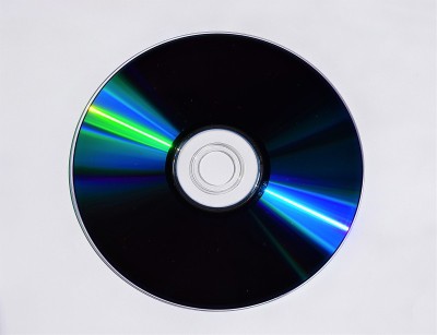 CD DVD光盘上的白色背景