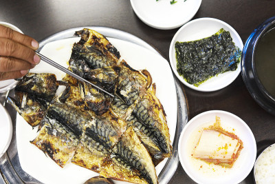 韩国料理，韩式烤鲭鱼