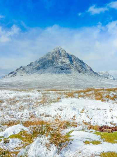 位于苏格兰格伦科的Buachaille Etive Mor高地风景区