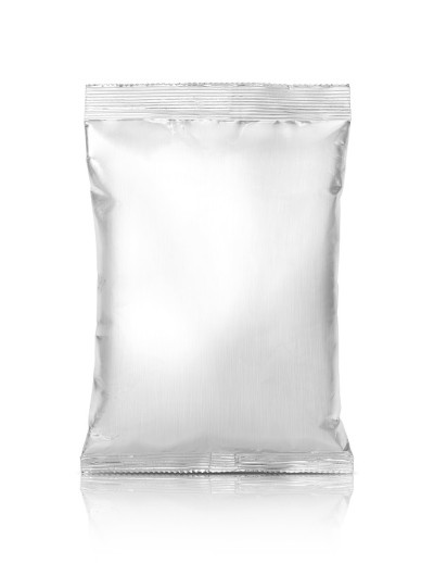 铝箔袋零食或食品产品设计模型