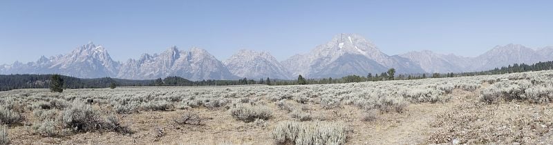 黄石国家公园大提顿山