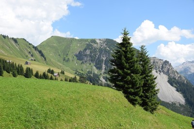 景观在Faschinajoch