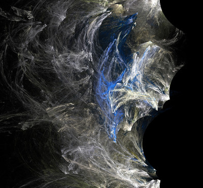 三维抽象分形插画背景创意设计
