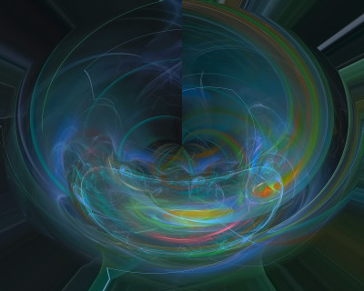 抽象数字分形，幻想设计