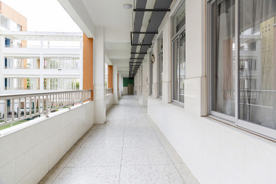 学校的走廊