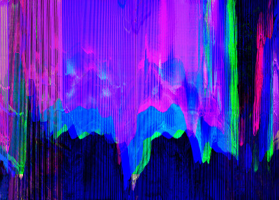 Glitch交错纹理未来的背景