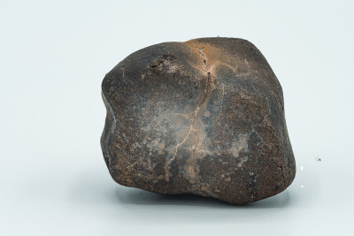 Chondrite Meteorite isolated, a piece of rock form
