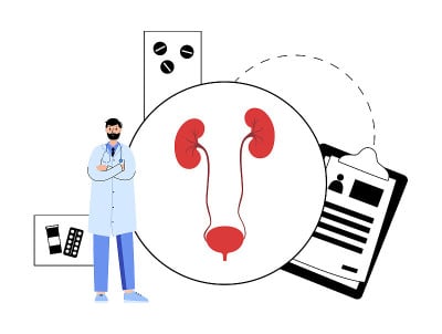 Kidney disease concept