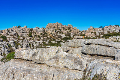 El Torcal de Antequera, Andalusia, Spain，在Antequer