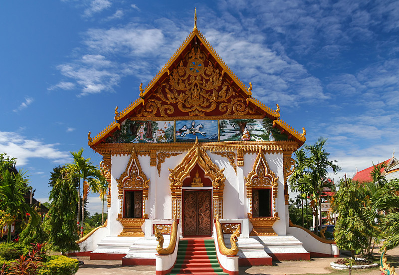 Pakse的一座佛教寺庙