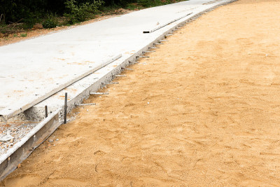 混凝土道路建设