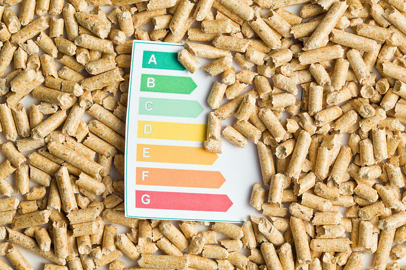 木质颗粒和能源效率水平