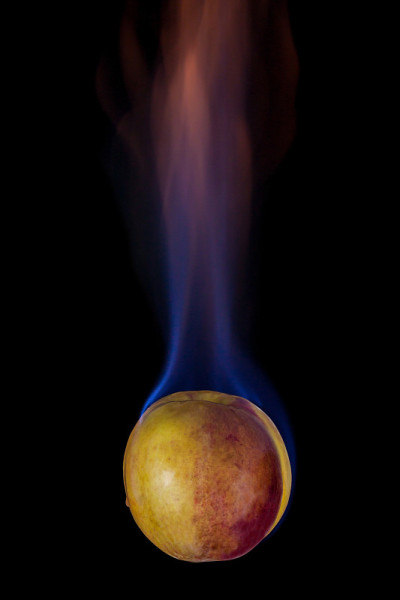 桃子着火了