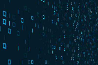 Digital binary code background